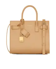 Saint Laurent Sac De Jour Nano Tote Bag One size Nude