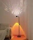 Sunset projection lamp, dual head sunset lamp with water ripple vertical Floo...