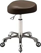 Saddle Chair,Liftable Saddle Stool,Ergonomic Stool with Wheels,Adjustable Height and Loading Capacity 165ibs for Home Office Salon Shop