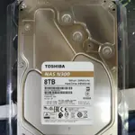 TOSHIBA 東芝 8TB NAS碟3.5吋HDD硬碟 時數約8500