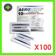 100x Alcohol Free Cleansing Wipes Certrimide BP