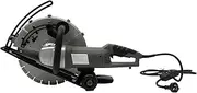 3500W Electric Corded Circular Concrete Saw, 14 in Cutting Machine for Wood, Soft Metal, Circular Saw Cutter with Adjustable Cutting Depth, Wet Disk, Safety Switch
