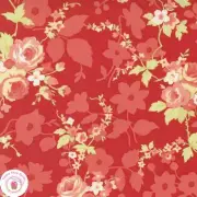 Moda FRUIT COCKTAIL 20460 15 Red Cherry Floral FIG TREE Quilt Fabric