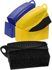 COSMEVIVI 3pcs Car Cleaning Kit Tire Shine Applicator Car Dusting Sponge Wheel Brush for Interior Exterior Detailing for Tire Maintenance Vehicle Scratch Repair