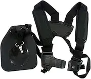 Trimmer Shoulder Strap, Universal Double Shoulder Harness Strap, Adjustable Nylon Mower Trimmer Shoulder Strap for Brush Cutter, Lawn Mower - Type A