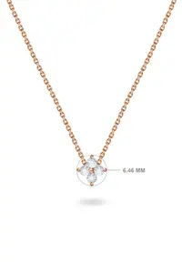 在飛比找ZALORA購物網優惠-Necklace Fairy 18K Gold and Di