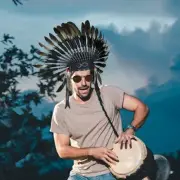 Indian Hat Photo Props for Men Women Feather Headdress for Carnival Fancy Dress