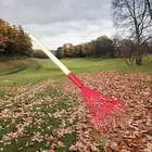 Grass Leaf Rake Mini Camping Rake for Leaves Cleaning Grass Dethatching Lawn