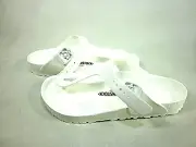 Birkenstock 128221 Gizeh EVA White Women's Thong Sandals, US Size 6, EUR 37,New