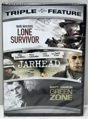 Lone Survivor / Jarhead / Green Zone (DVD) 3 Heroic Features!