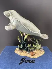 Jere Manatee Trinket Box Bejeweled Large W Necklace