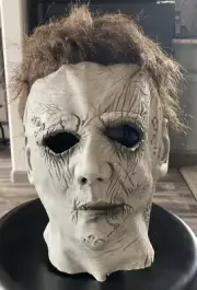 Halloween Michael Myers Latex Mask Adult Costume Cosplay Prop Decoration Horror