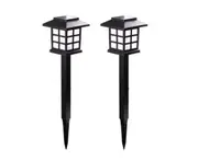 2pcs Led Solar Pathway Lights Waterproof Outdoor Solar Lamp for Garden/Landscape/Yard/Patio/Driveway/Walkway Lighting Warm White