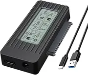 Hard Drive to USB Adapter - Hard Drive Dock External Hard Drive Reader,Hard Drive Data Recovery Kit for Women, Men, Adults, Laptops