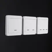 1/2/3 Way Push Button Switch Remote Control Switch 86 Wall Panel 315MHz Wireless 2257 #01