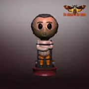 UNPAINTEDHannibal Lecter - Silence of the Lambs Chibi Style 3D Printed Figure BH