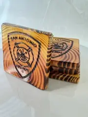 San Antonio Fire Department Wood Coaster