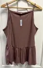 NWT Maurices Dark Mauve Spaghetti Strap Tank Top Size XL