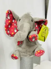 Elephant Hand Puppet Target NEW Plush 2008 6.5” Soft