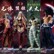 Garage Kits Cosplay Demon Slayer Anime GK Statue Model Collectible Decoration
