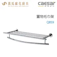 在飛比找蝦皮商城優惠-CAESAR 凱撒衛浴 置物毛巾架 Q859