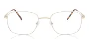 Rectangle Full Rim Titanium Men's Glasses Online Gold Size 54 - Lenses Included - Private Health Rebate - Blue Light Block - SmartBuy Collection