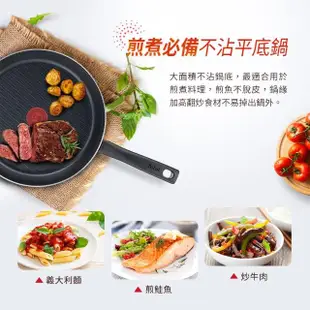 【Tefal 特福】法國製火焰系列28CM不沾鍋平底鍋