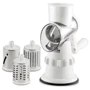 Hand-Operated Vegetable Slicer Slice Slicer Kitchen Multifunctional Fruit Slicer Potato Shredding Vegetable Slices White