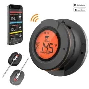 Smart Digital Bluetooth Food Cooking Waterproof IP54 Bluetooth Wireless BBQ Remote Thermometer Probes Barbecue Thermomet