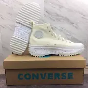 Converse Run Star Hike Hi Crater Hybrid Egret White 171575C Men's 9 Women's 10.5