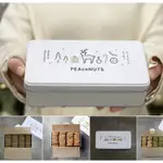預購 日本PEACENUTS CAFÉ 手工花生餅乾鐵盒