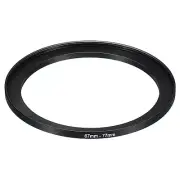 67mm-77mm Metal Step Up Ring, Camera Lens Filter Adapter Ring Black