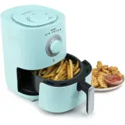 Personal Air Fryer 1-Quart, Compact Space Saving, Adjustable 30 Minute Timer