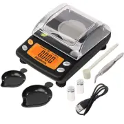 Milligram Scale 50G by 0.001G Mg Scale USB Digital Powder Scale Large LCD Di
