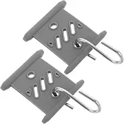 LOORGVEL 2PCS Rv Awning Hooks Durable Metal Light Hangers for Camping Tent and Outdoor Decor Easy Install UV Water Resistant Awning Accessories for Rvs and Trailers