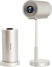 Mini Projector, Portable Projector with Support 1080P 4K Integrated 90°Adjustabl