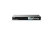 Grandstream GWN7821P Enterprise Layer 3 Managed Multi-Gigabit PoE Network Switch, 8 x 2.5 GigE PoE++, 2 x 10G SFP+