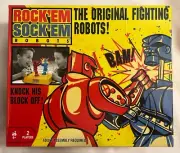 2008 Rock 'Em Sock 'Em Robots Game Knock His Block Off Fighting Robots Game