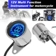 Motorcycle Digital LCD Odometer Speedometer Tachometer Fuel Gauge For Cafe Racer