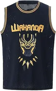 [EHCSROP] Youth Black Panther #1 T'Challa Shirts #2 Killmonger Basketball Jersey for 5-16 Years Kids