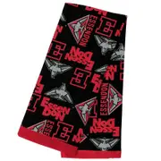 AFL Team Supporter Cotton Tea Towel - Essendon Bombers - 40cm x 60cm
