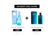 Coolwater 100ml EDT Women + 125ml EDT Men by Davidoff
