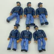 6pcs Mega Construx Halo Builing Figure Call of Duty Blue Figure