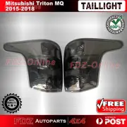 BLACK SMOKE TAIL LIGHT REAR LAMP Fit Mitsubishi Triton MQ 2015-2018 Rear Lamp AU