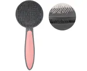Cat Brush, Soft Dog Grooming Tool Brush for Dogs and Cats, Removes Loose Undercoat, Mats Tangled Hair Slicker Brush for Pet Massage