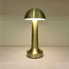 Touch Bedside Table Lamp, 3 Way Dimmable LED Touch Lamp, Portable Small Meta...