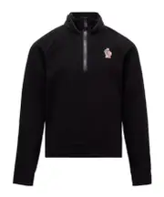 Fleece Zip-Up Sweatshirt 10Y black