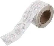 1 Roll Candle Jar Safety Labels Wax Container Warning Stickers for Candle Making Durable Adhesive Wax Circles Stickers for Jars Tins and DIY Craft Projects