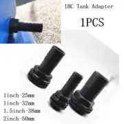 Threaded IBC Tank Connector Adapter 1 32mm Black Plastic Threaded Connection