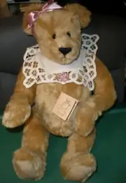 Handmade Sharie Watson 1995 "Tansy" Mohair Jointed Collectible Bear 19" (P83)